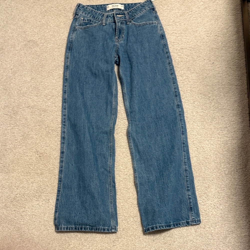 Hollister Women's Straight Leg Blue Jeans